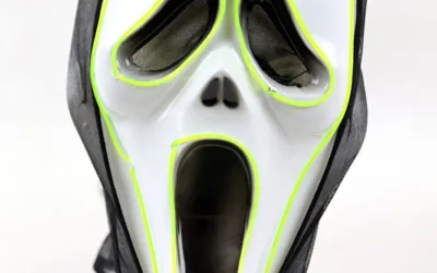 Masky na halloween s LED – Vřískot (Scream)