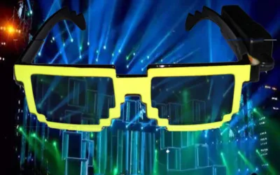 Svítící a blikající brýle na párty