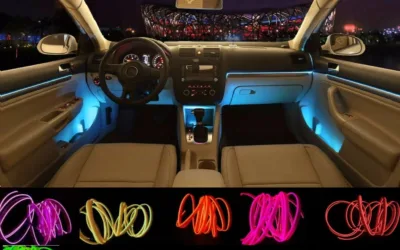 LED svítící pásek – dekorace do auta 12V – 3M délka