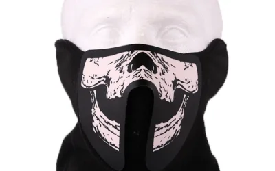 HALLOWEEN maska ​​LED – zvukově senzitivní