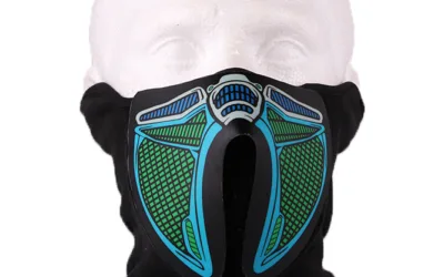 Cyber ​​LED maska ​​Proton – zvukově senzitivní