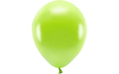 EKO balónek metalický JABLÍČKOVÝ, 26 cm, 100 ks