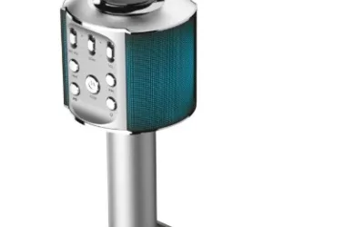 Karaoke mikrofon 5W s bluetooth reproduktorem a držákem na smartphone