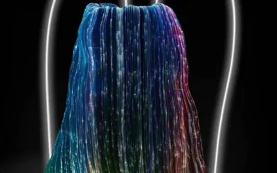 LED svítící VAK z optických vláken s ovládáním přes app v SMARTPHONE (iOS / Android)