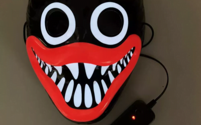 Baby shark – LED svítící maska na obličej