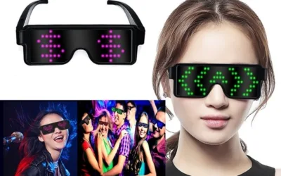 LED brýle s animacemi