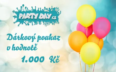 Dárkový poukaz v hodnotě 1.000 Kč