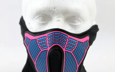 Rave masky na obličej zvukově senzitivní – Cyberdog