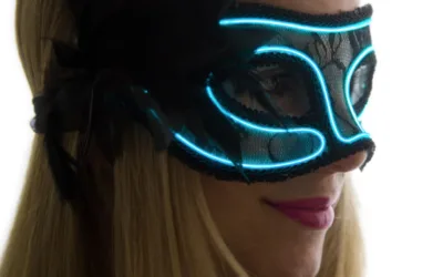 Neonové škrabošky – modrá