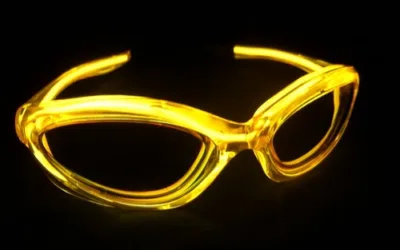 LED brýle – Žluté