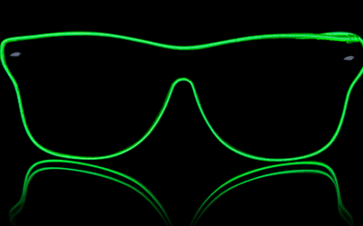 Brýle neonové Way Ferrer style – Zelené