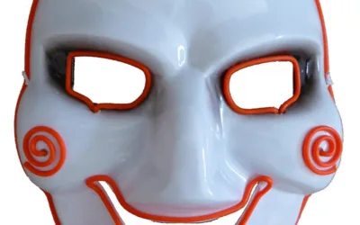 Blikající maska SAW – oranžová