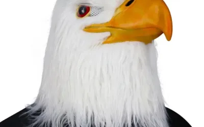 Orel bílý – silikonová maska na obličej pro děti i dospělé